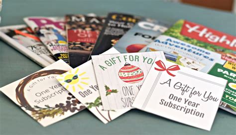 magazine subscriptions with free gifts